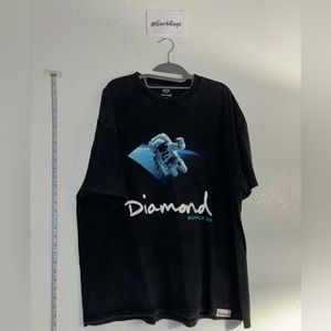 Diamond Supply Co Black T Shirt - Men's Size 2X Large (XXL)